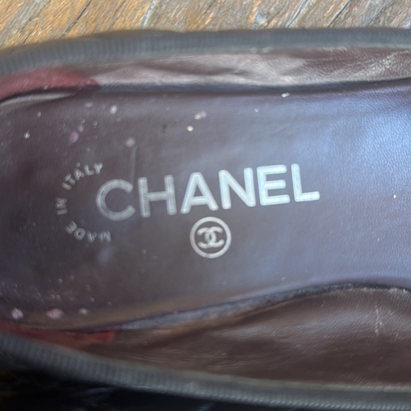 Chanel black quilted leather ballerina flats authentic - Picture 6 of 8